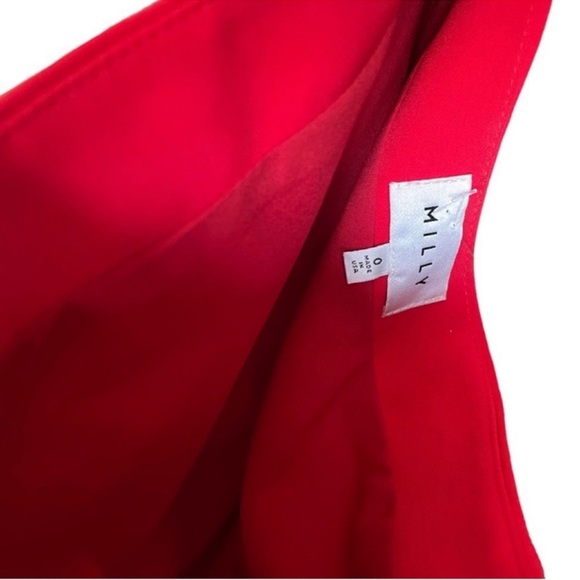 MILLY One-Sleeve Sheath Dress Size 0 - Picture 4 of 13